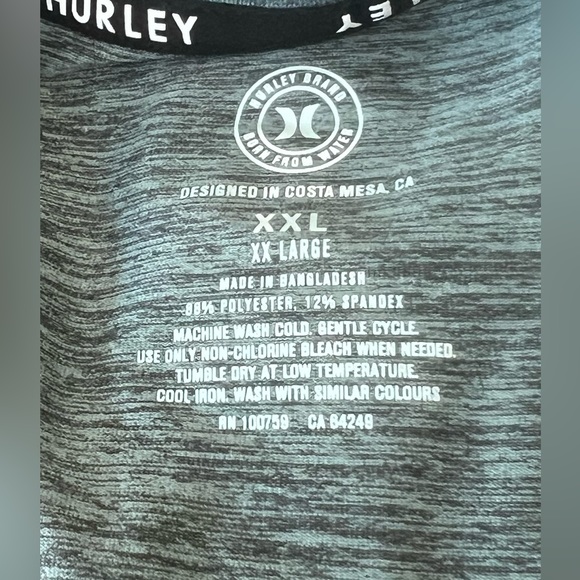 HURLEY 🆕 size: XXL Performance Tee - Picture 5 of 7